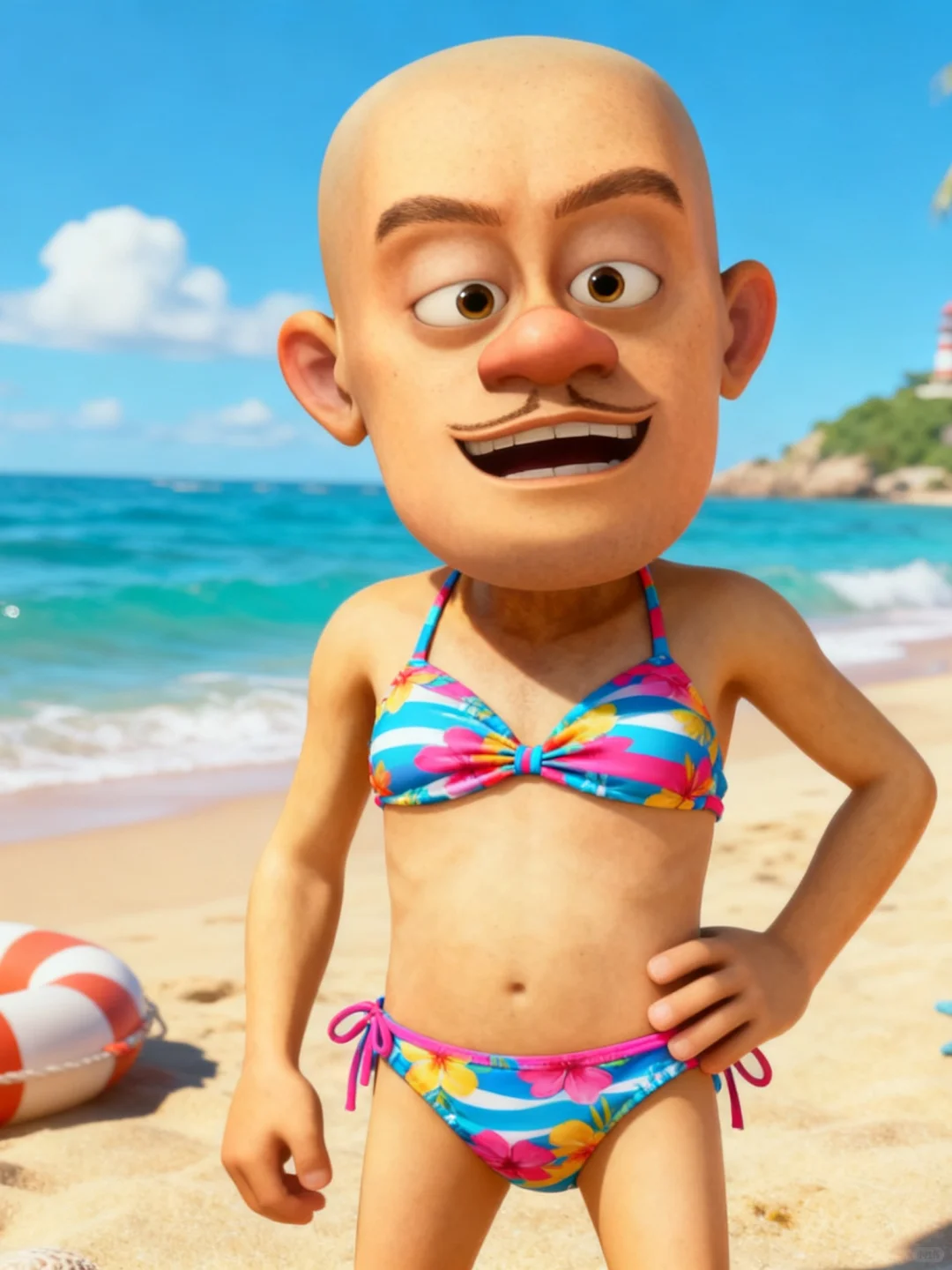 童年男神疯了?!强子夏日辣妹装喷我🌴