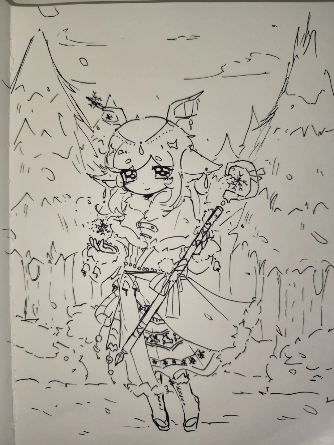 女神给我的oc画的神图
