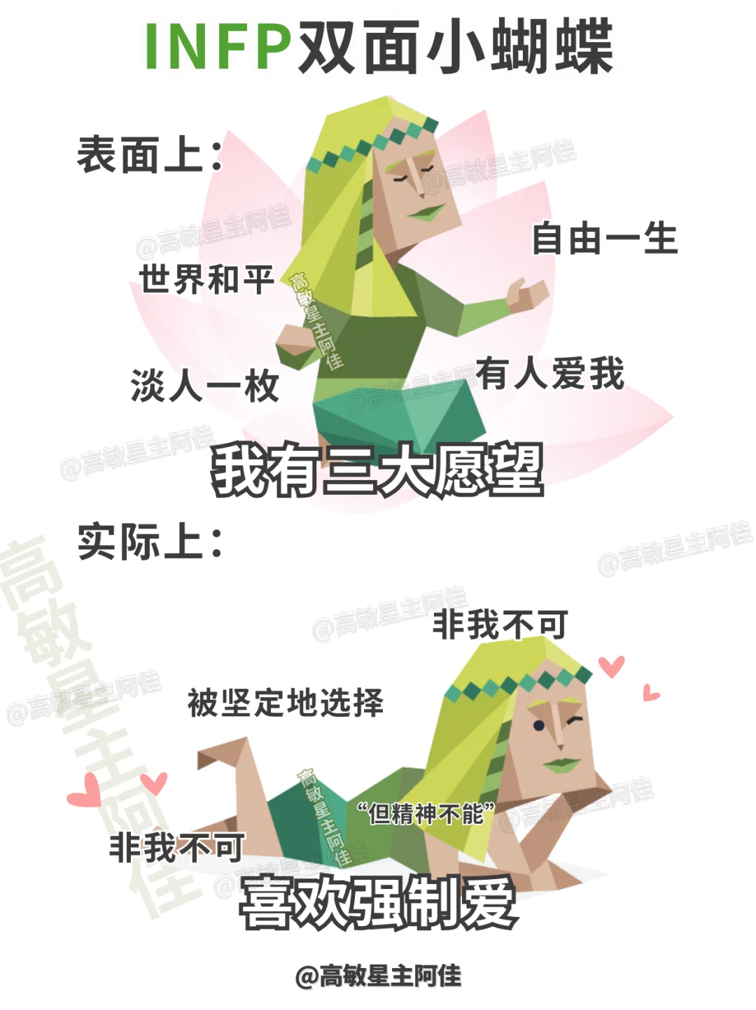 INFP|欢迎欣赏双面小蝴蝶