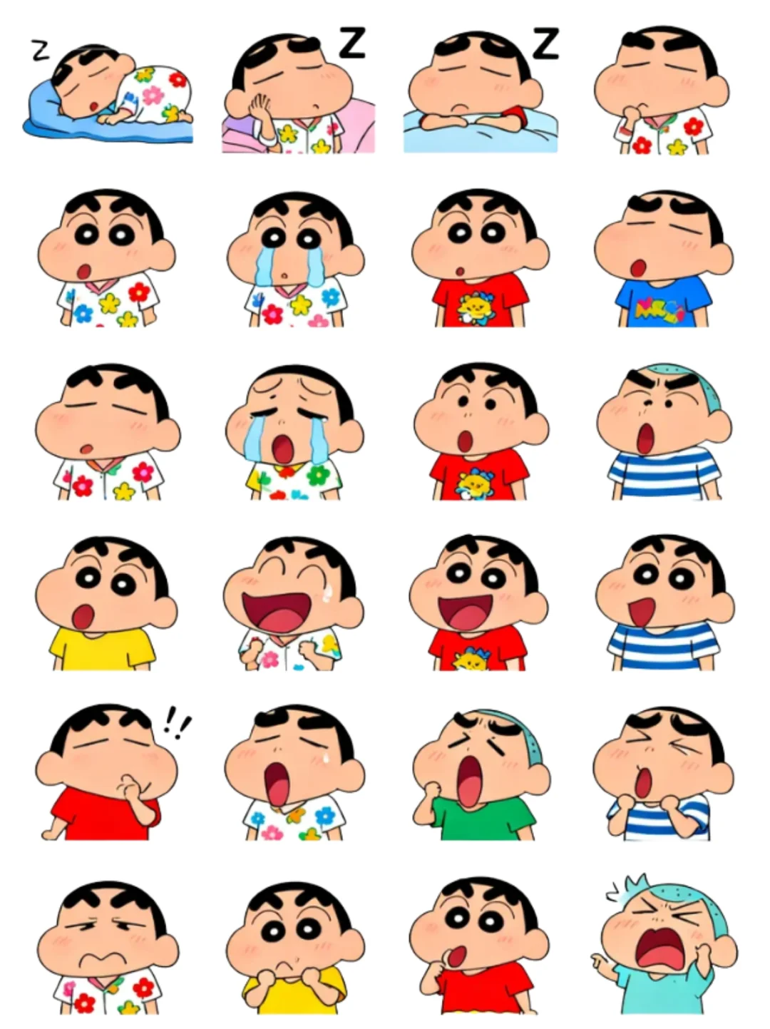 蜡笔小新表情包来咯~(附咒语)