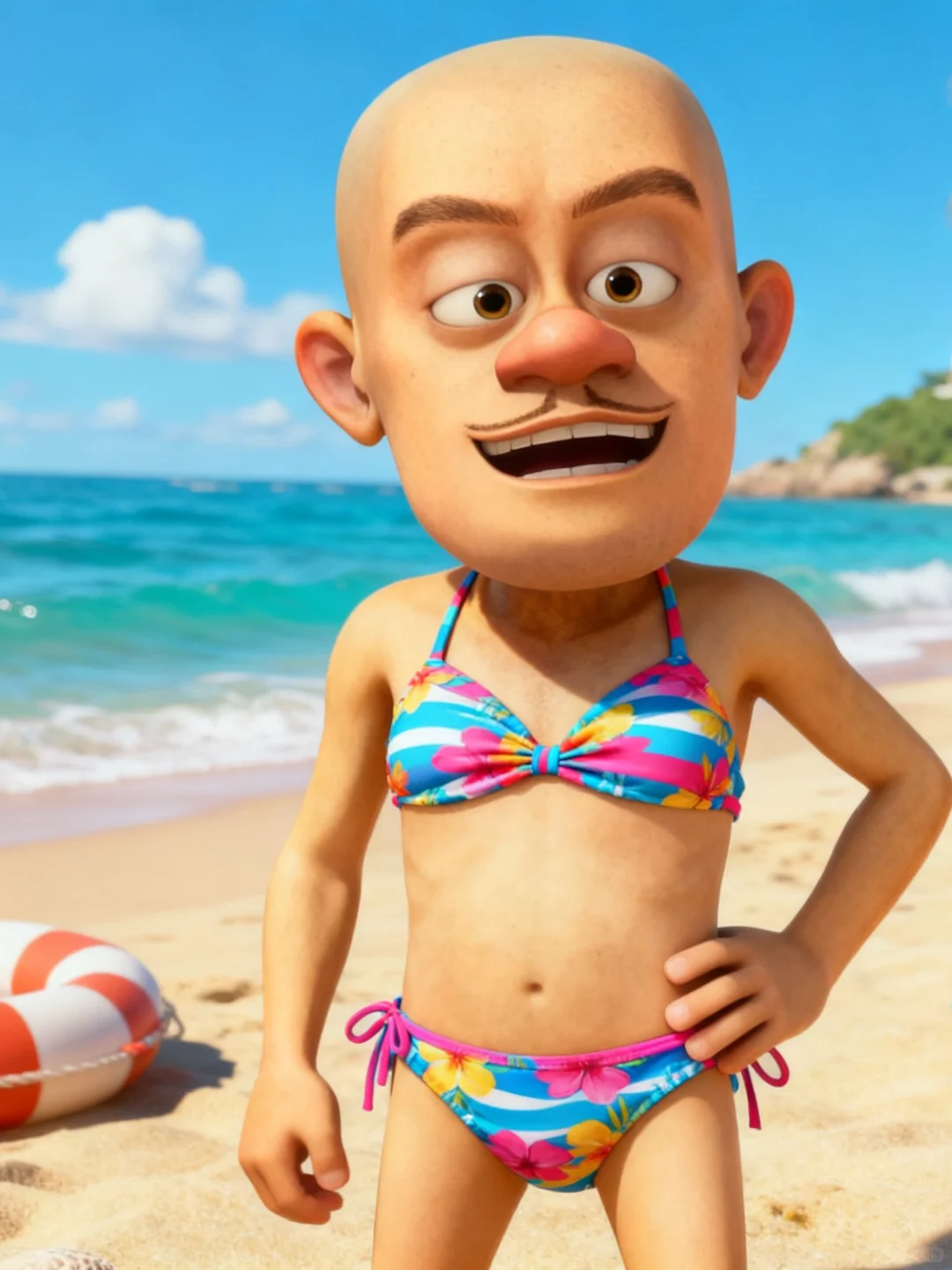 童年男神疯了?!强子夏日辣妹装喷我🌴