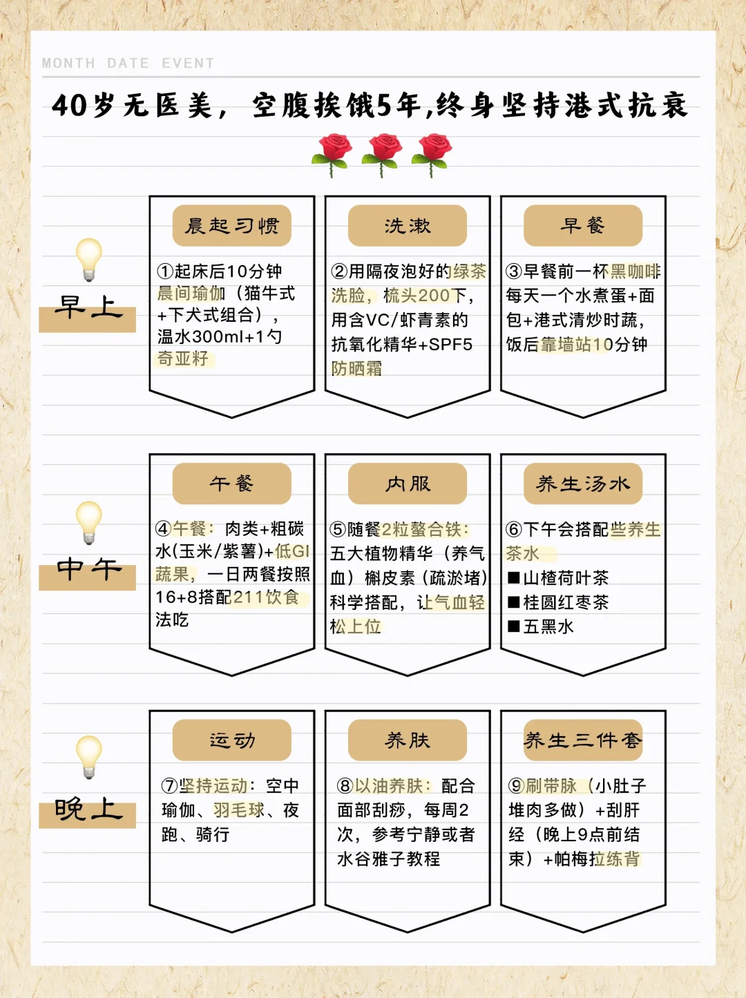 40岁无医美,空腹挨饿5年,终身坚持港式抗