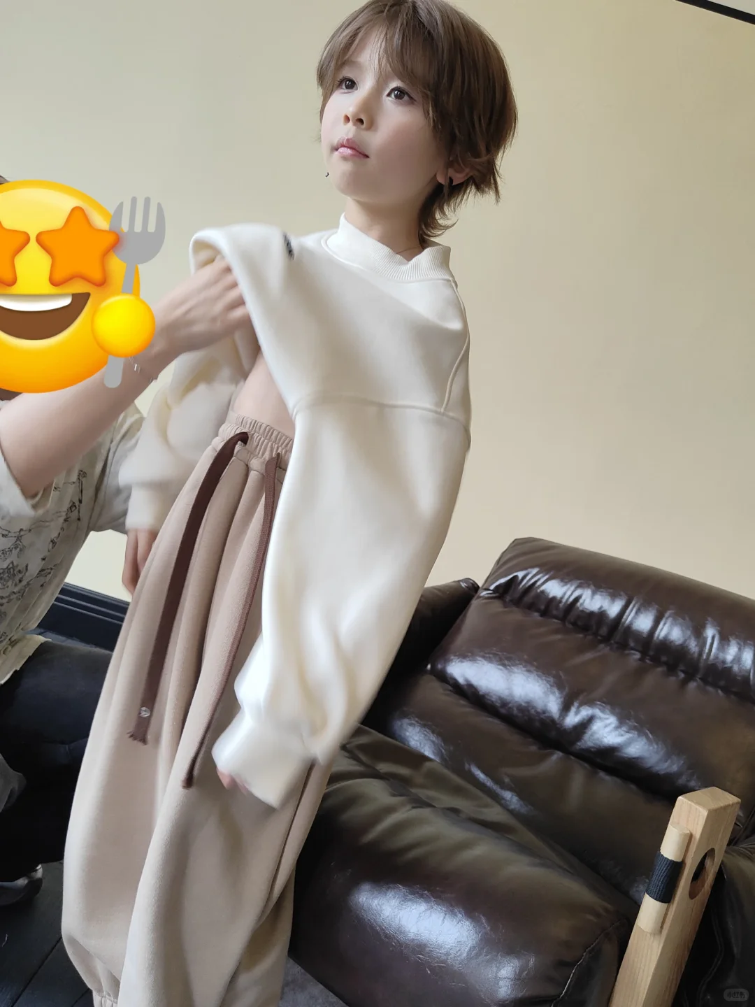 6岁童模有6块腹肌