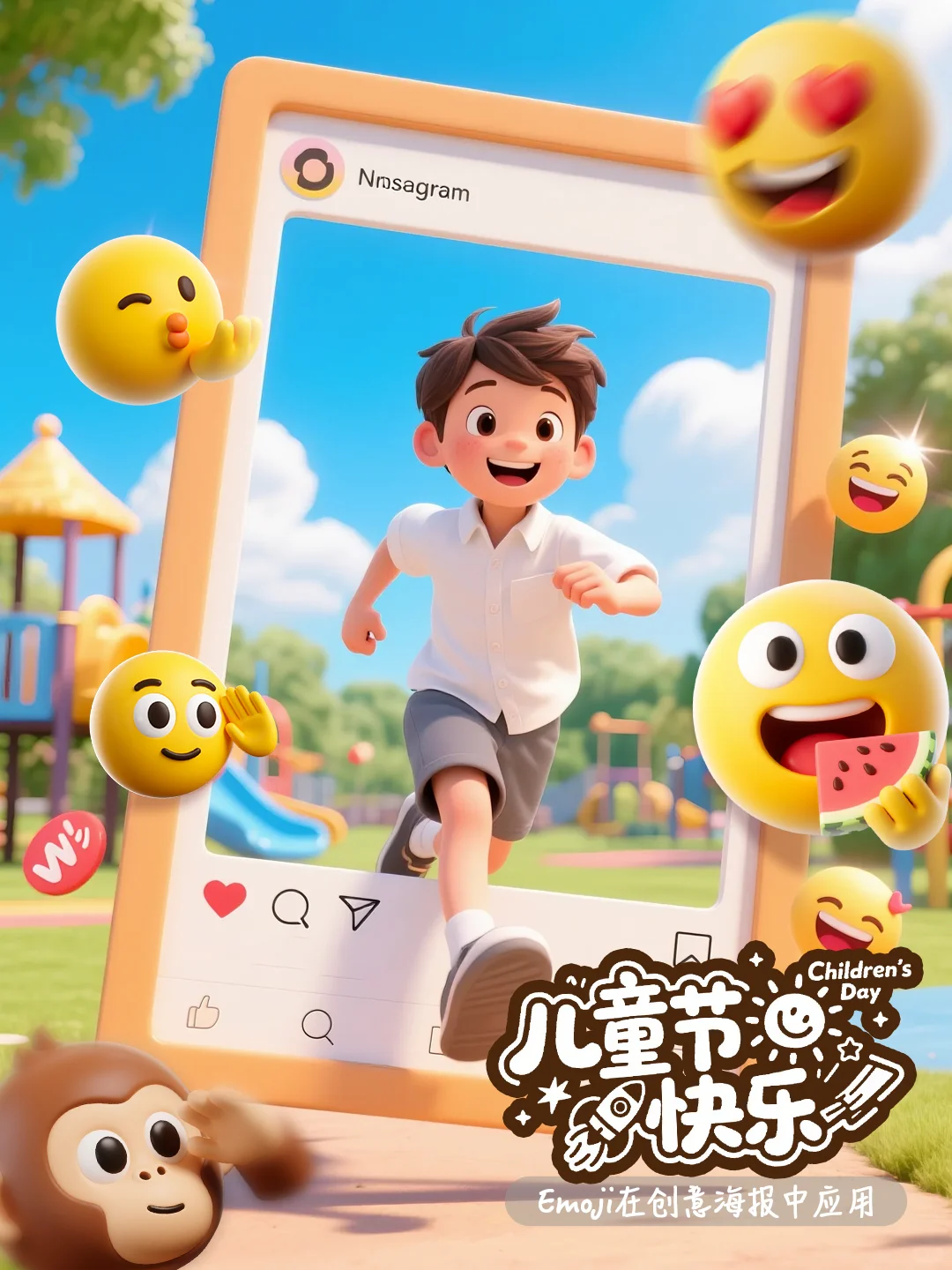 万物皆可Emoji😍3D表情包一个公式生成