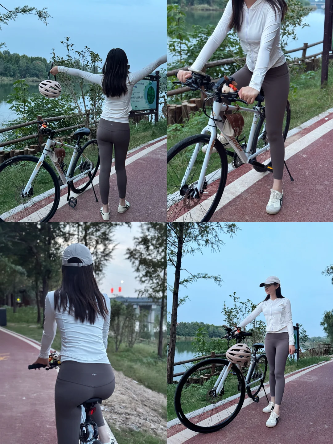 秋天晚上出来骑车有多酷🍂太舒服了555