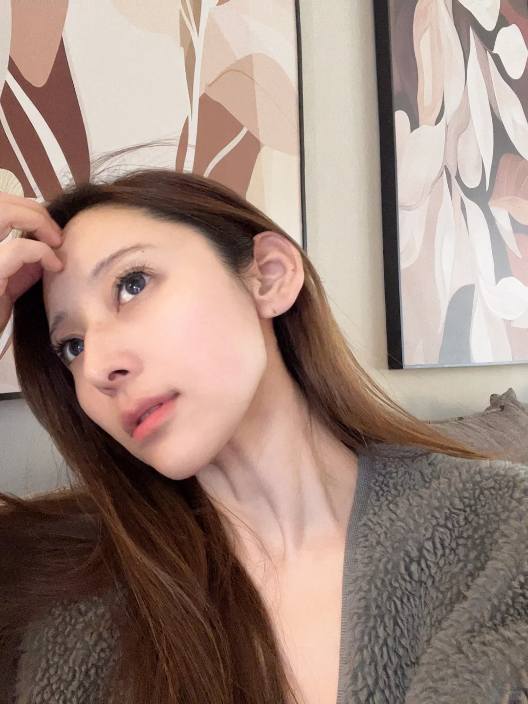 皮肤好起来了,拍live都敢素面朝天