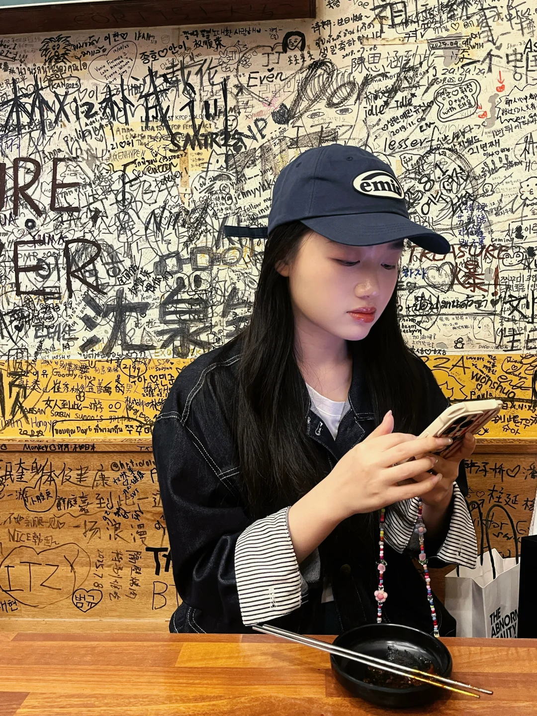 下班后依然魅力十足的李女士