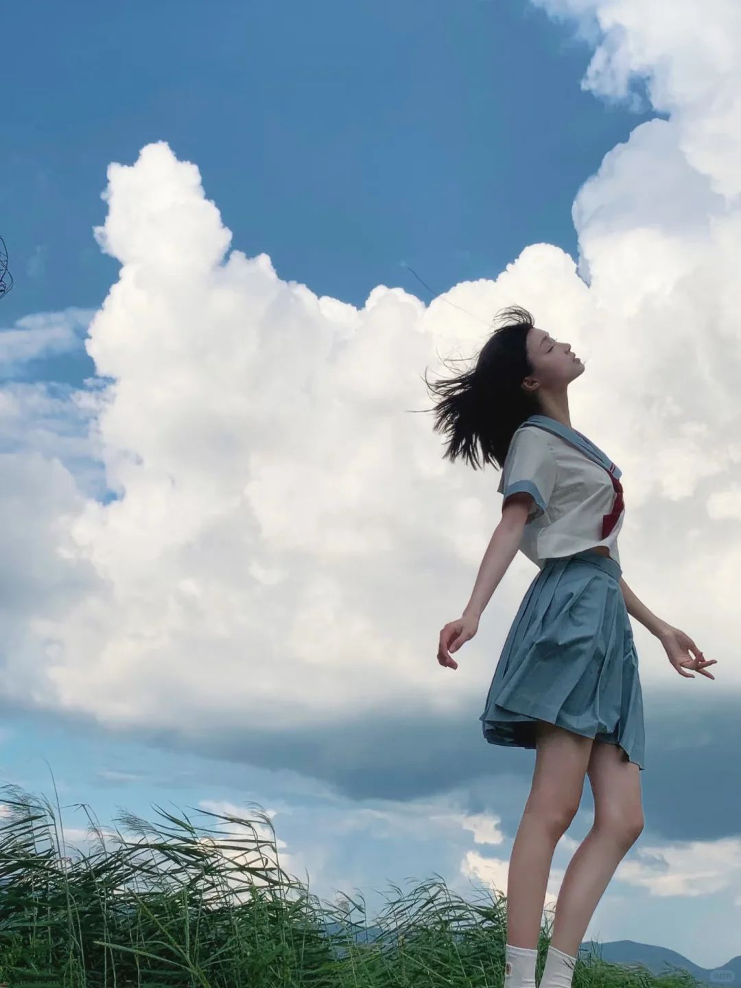阳光明媚的jk穿搭,快乐女孩!