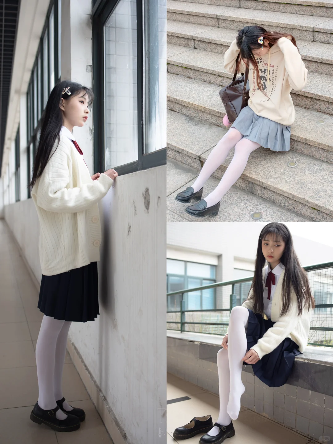 📷 白丝+制服,纯欲感直接拉满!