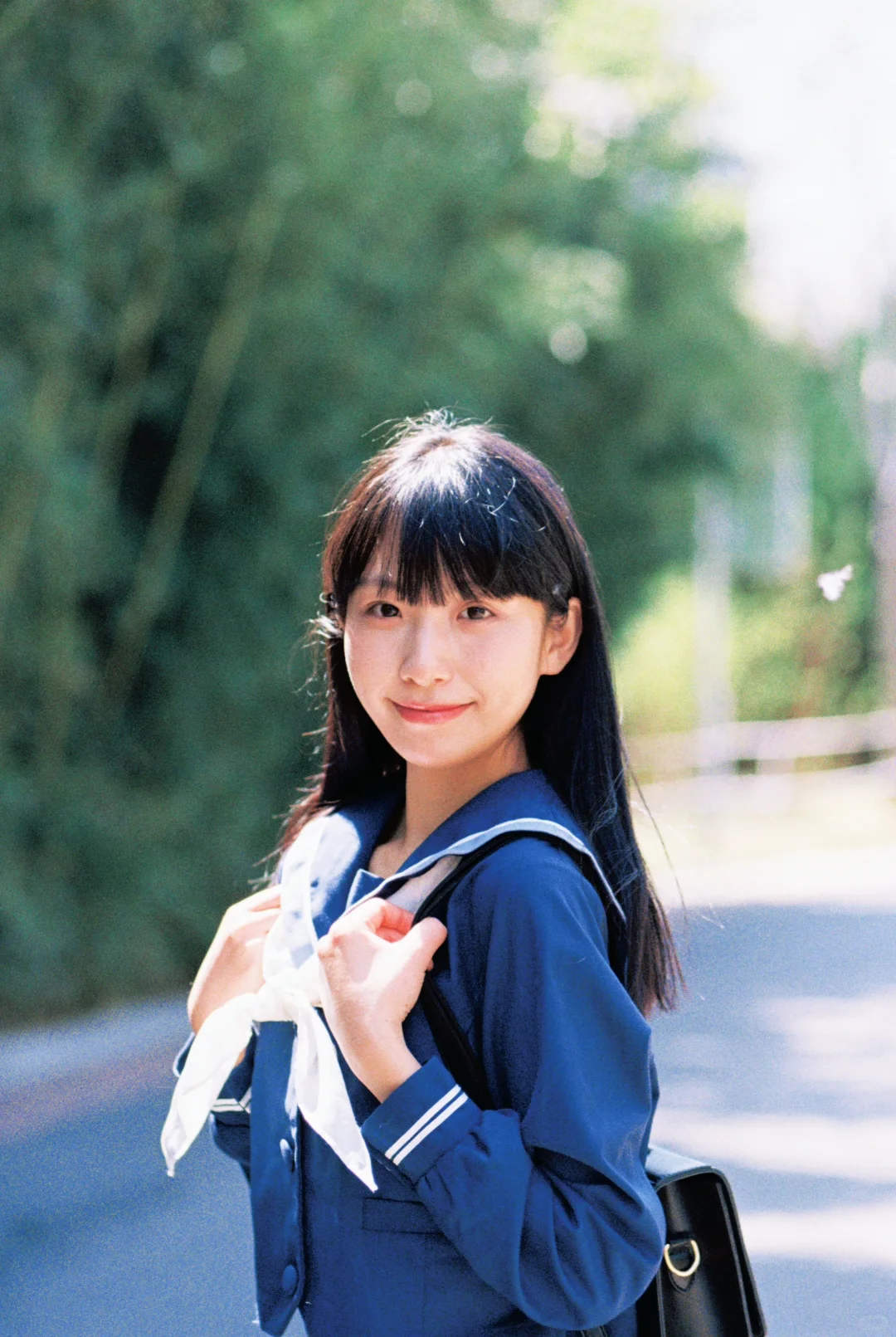 胶片🎞️拍到了我心中的动漫女主角!制服写真