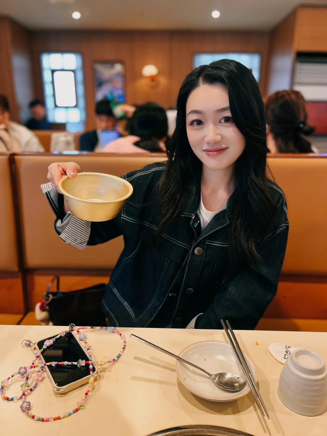下班后依然魅力十足的李女士