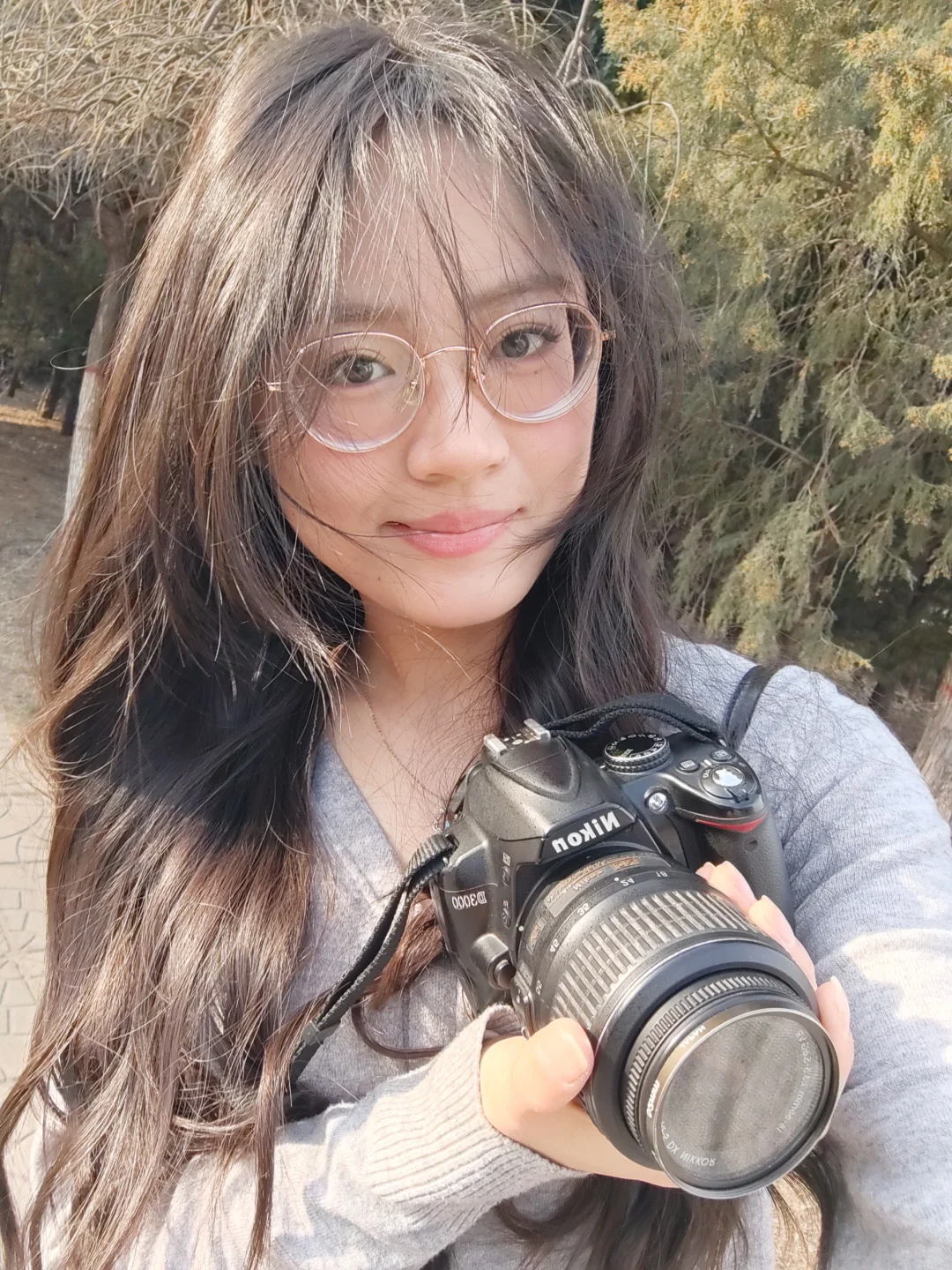 当高度近视方圆脸女生学会化妆(不摘镜版)