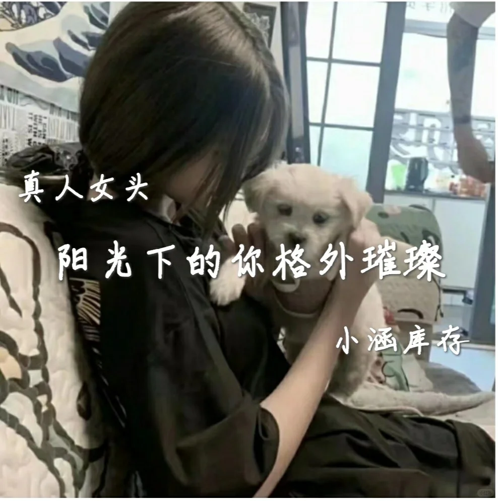 阳光下的你格外璀璨 || 真人女头