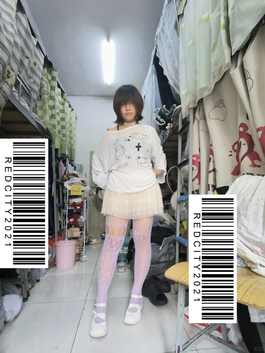 肉腿渔网袜的亿万种可能(日常穿搭!)