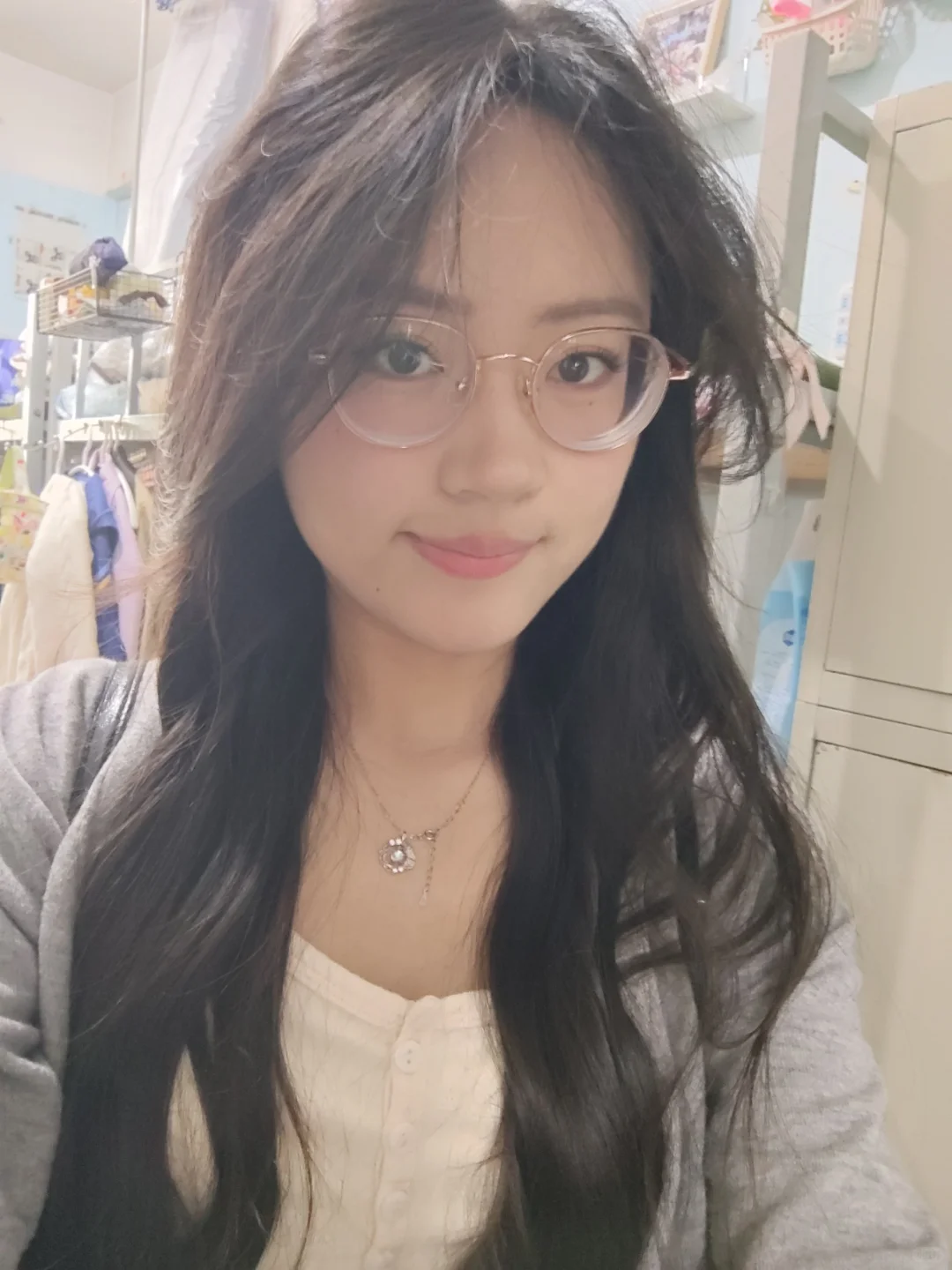 当高度近视方圆脸女生学会化妆(不摘镜版)