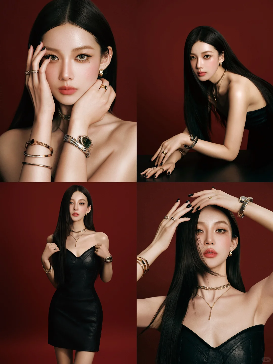美艳且张扬♥️时尚杂志风少女写真