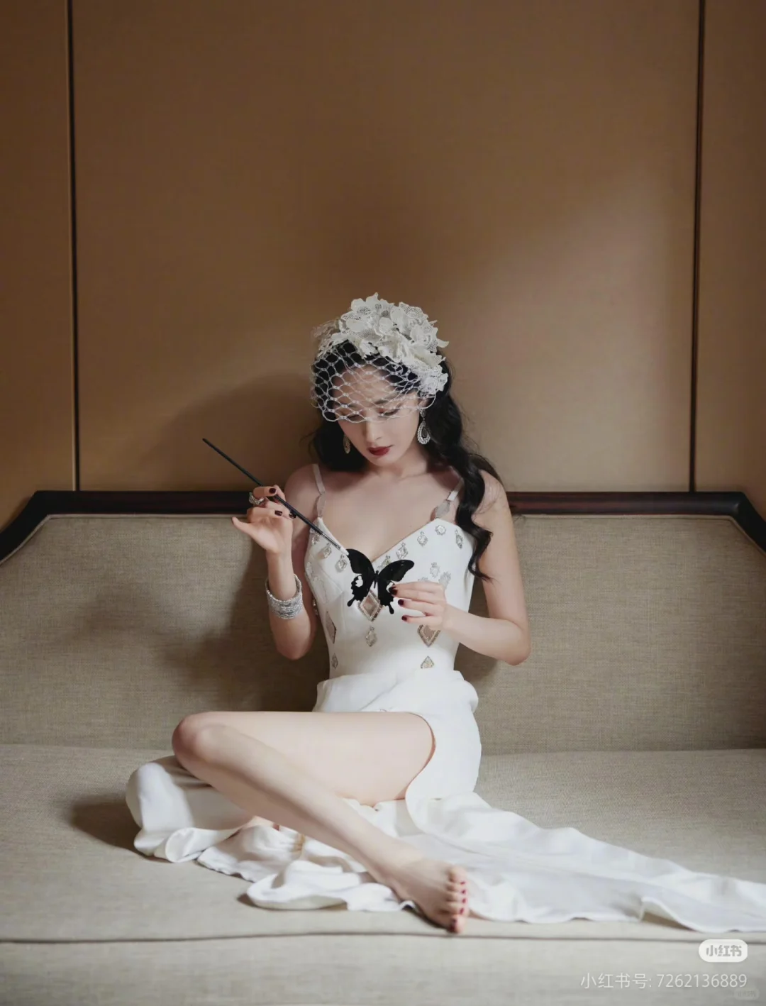杨幂玉足美脚