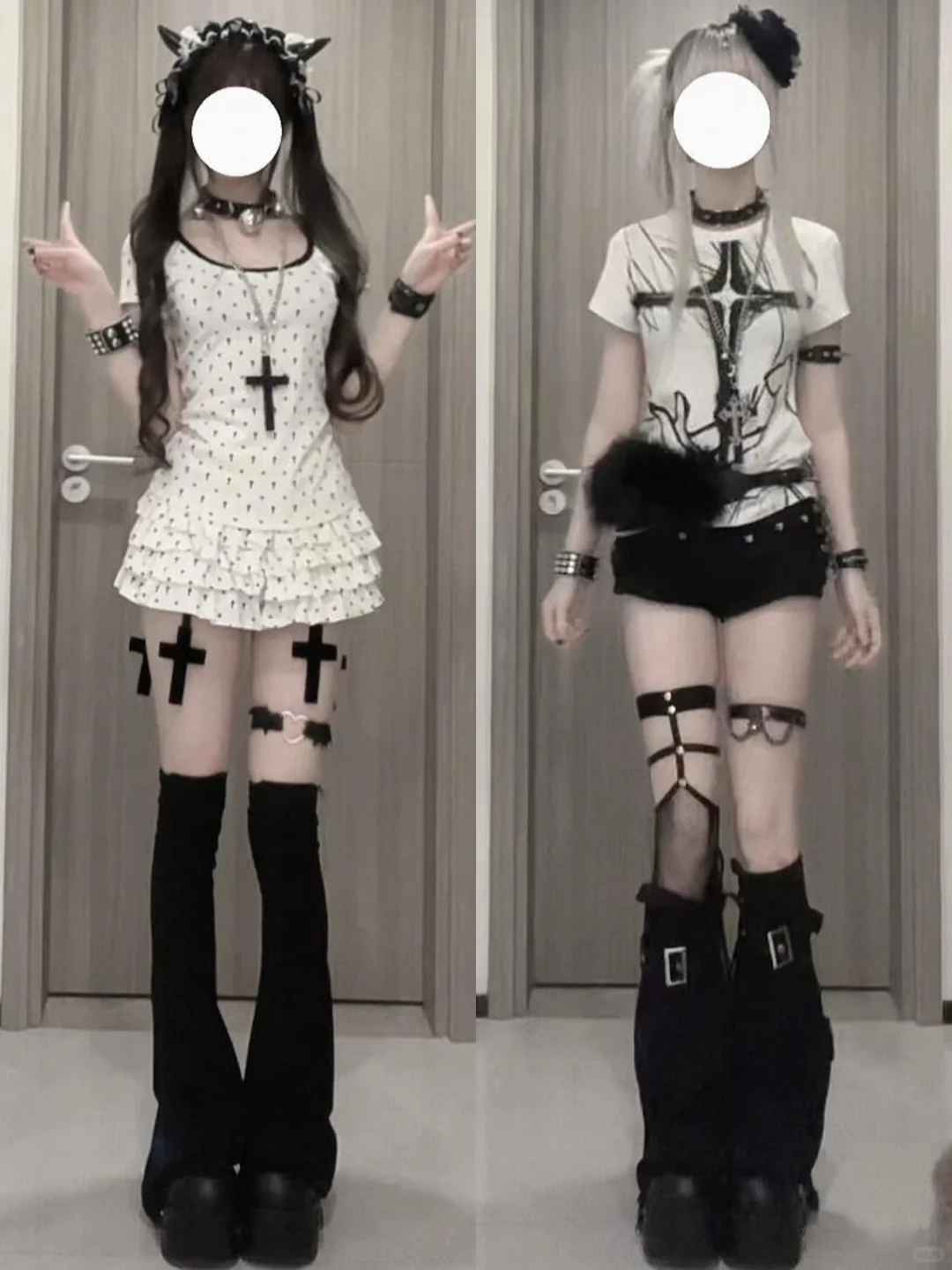 3️⃣2️⃣套🫧|| outfit*黑灰色系轻亚感·˖✶🖇️