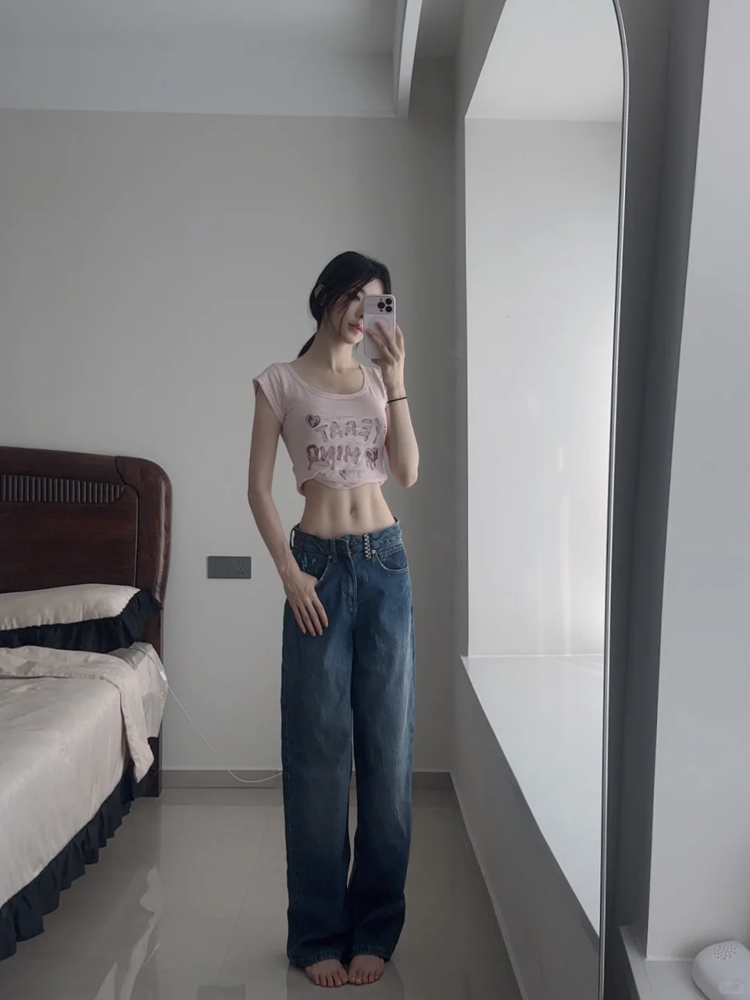 检查马甲线…