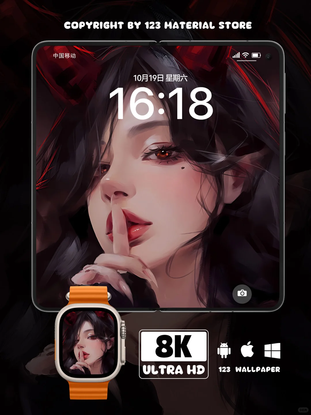 她,惊艳了时光~|魅惑少女动漫壁纸!🔥