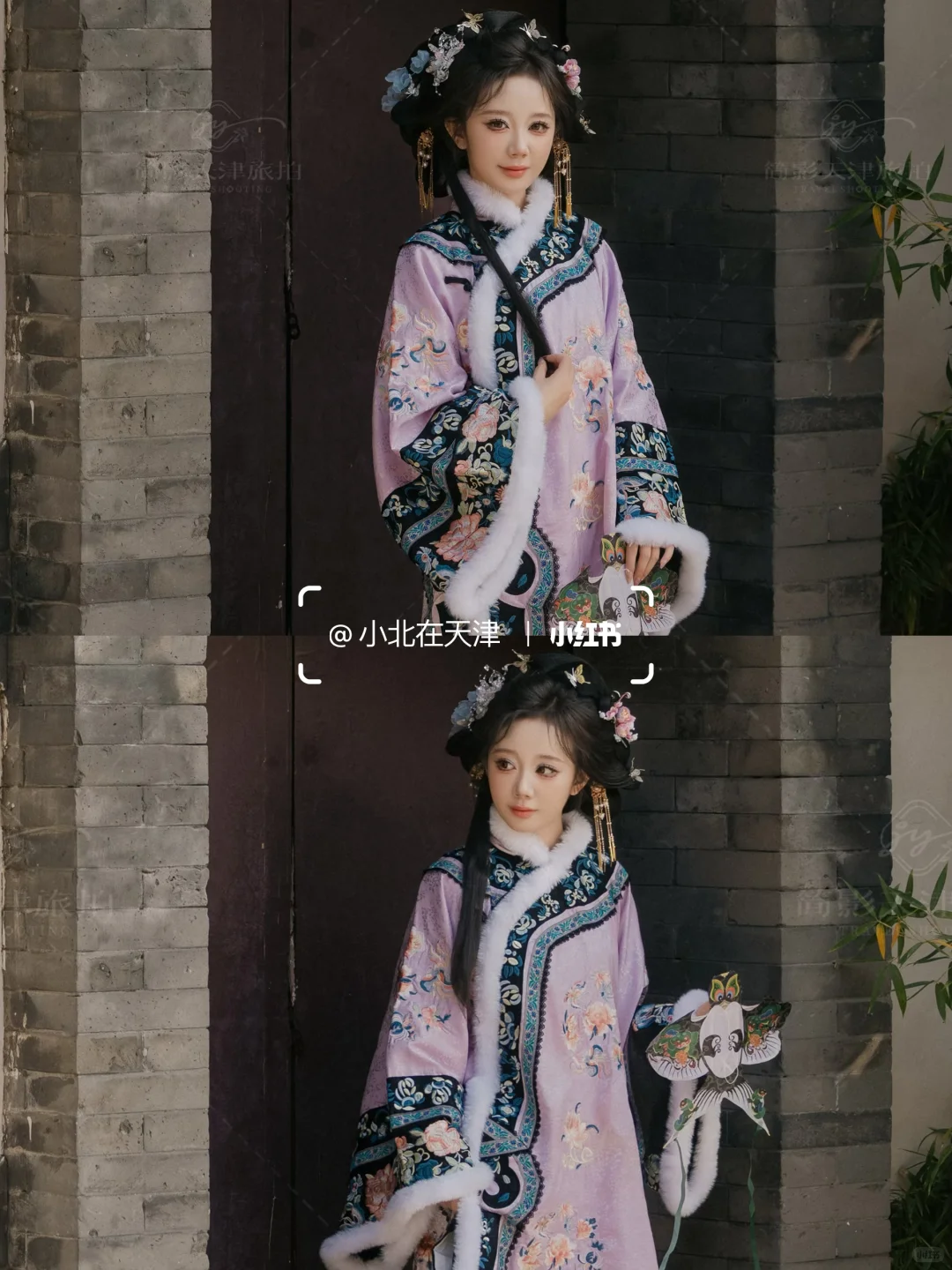 💃🏻今日份冬季清汉女写真来啦！💕天津旅拍