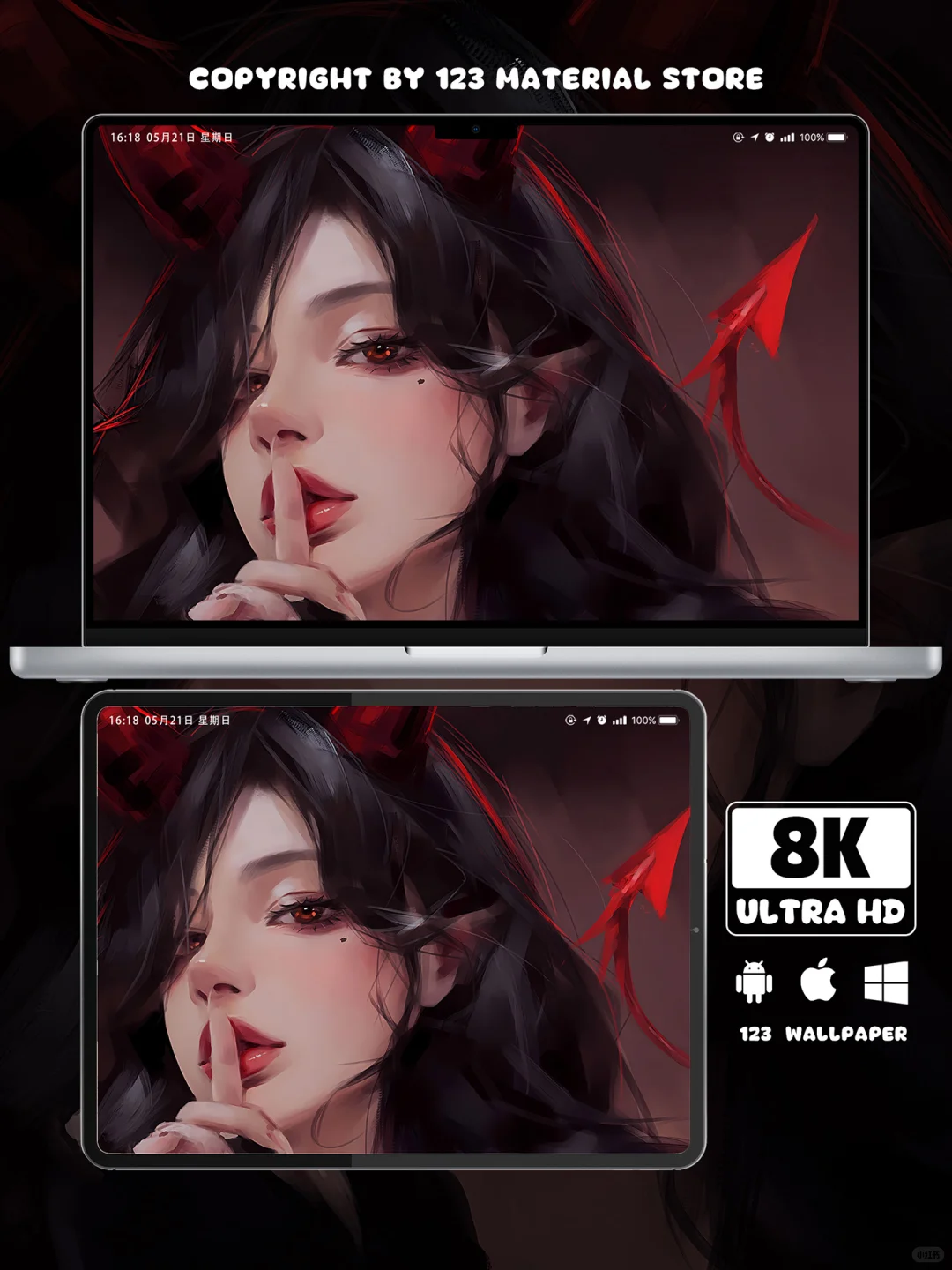 她,惊艳了时光~|魅惑少女动漫壁纸!🔥