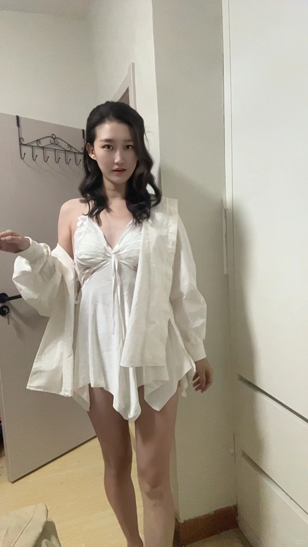 谁懂这条纯欲风睡裙的杀伤力
