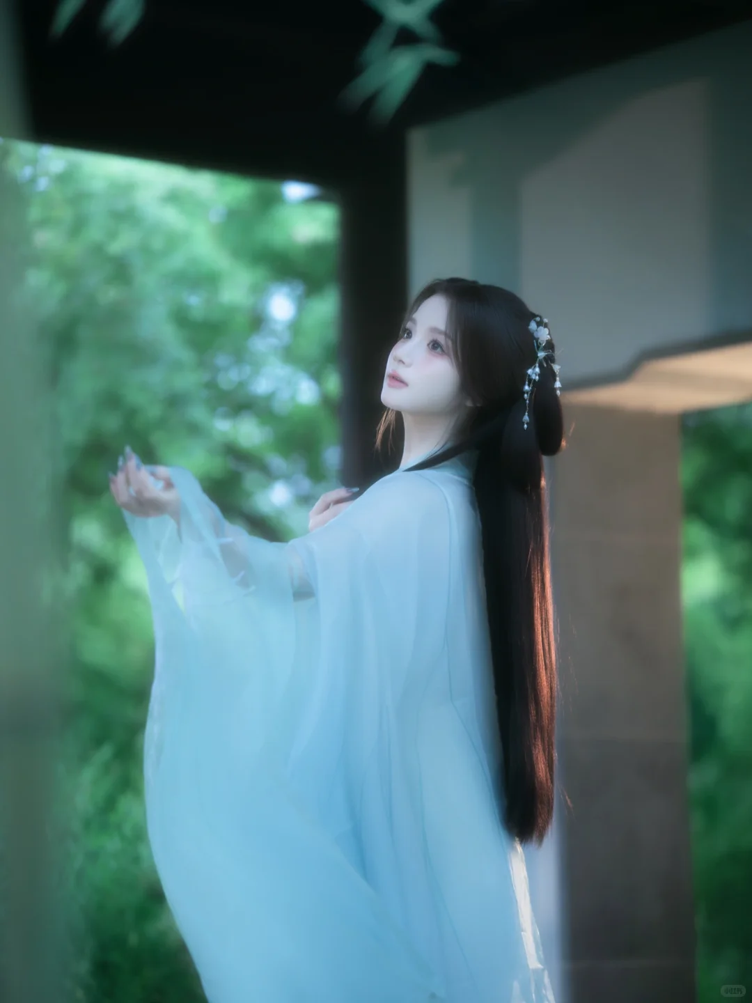 来苏州旅拍🍃清冷感汉服写真真的太绝了❗️