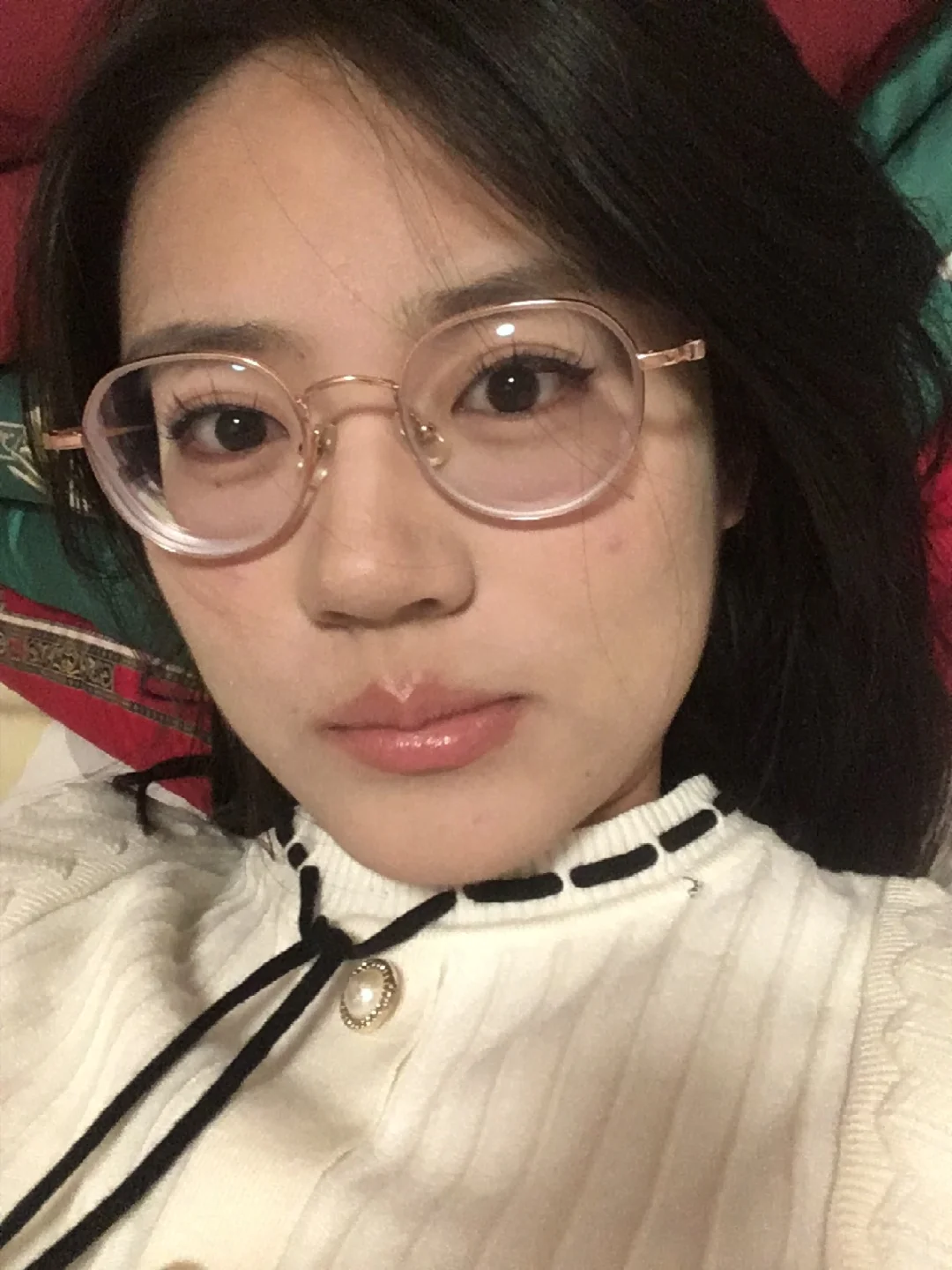当高度近视方圆脸女生学会化妆(不摘镜版)