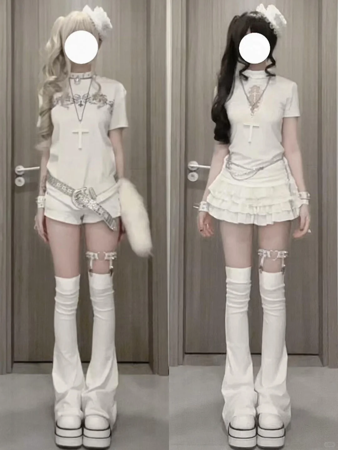 3️⃣2️⃣套🫧|| outfit*黑灰色系轻亚感·˖✶🖇️