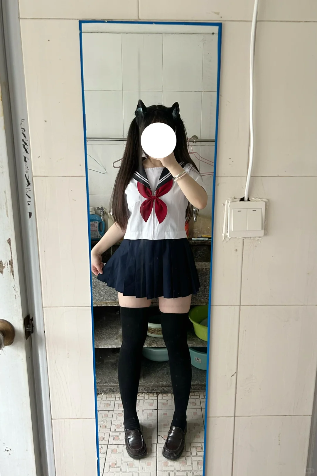 165 120｜微胖宝宝不同长度袜子对比🌟巨显瘦