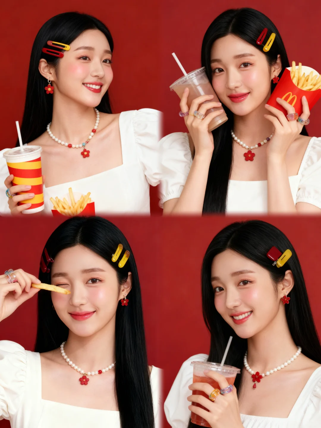 首创|0成本多巴胺🍟麦门写真(附提示词)