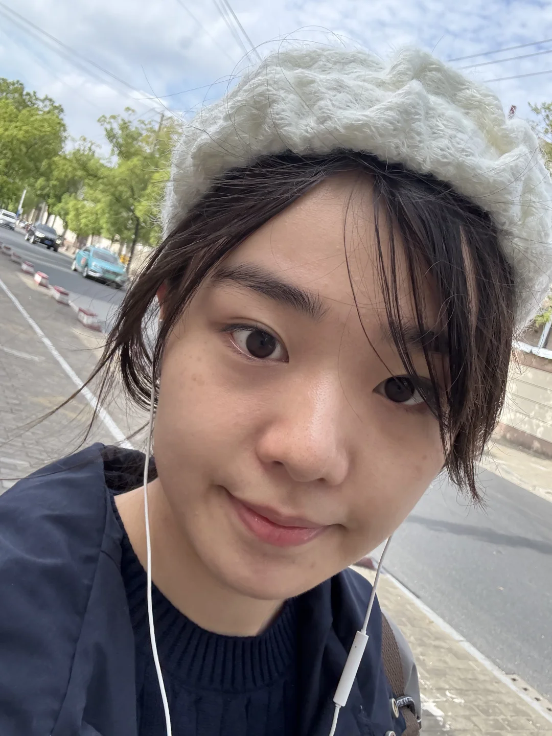 愉快的早上 女大第一次拍写真~