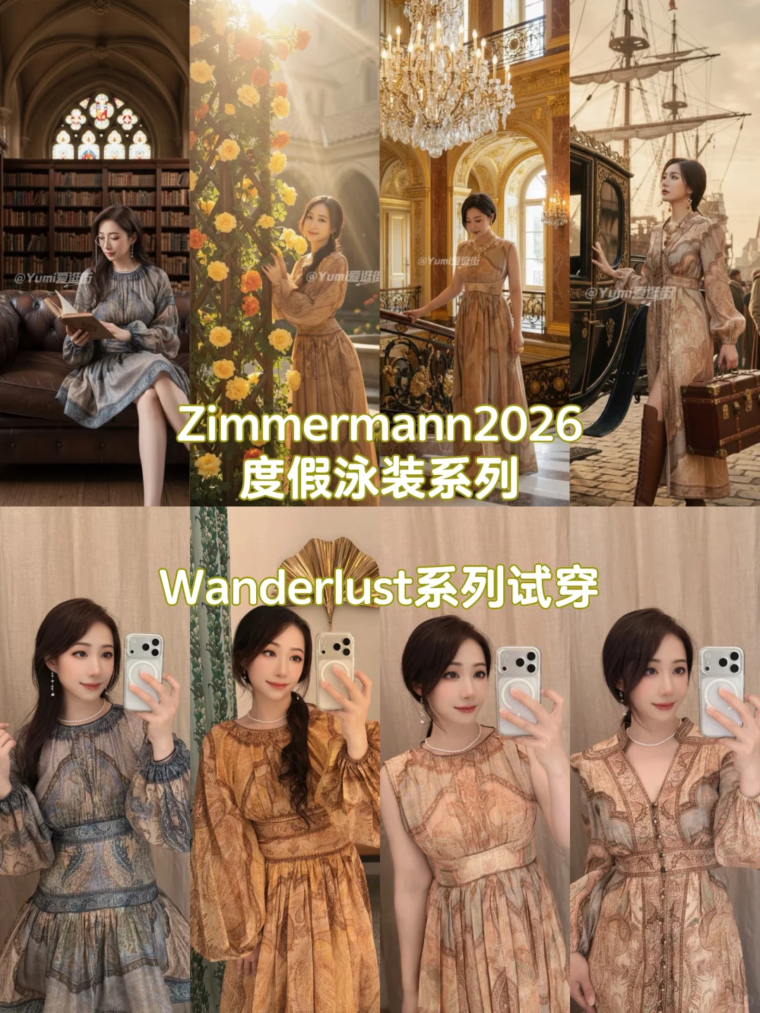 Zimmermann2026度假泳装🏝️wanderlust试穿