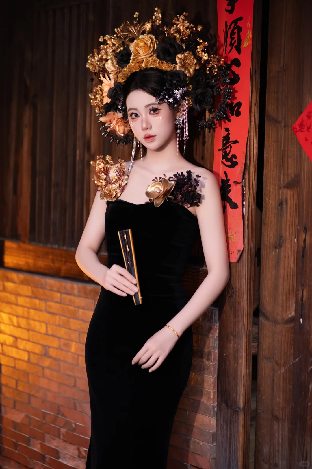 💫当簪花遇上夜色,是谁的国风DNA狠狠动了!