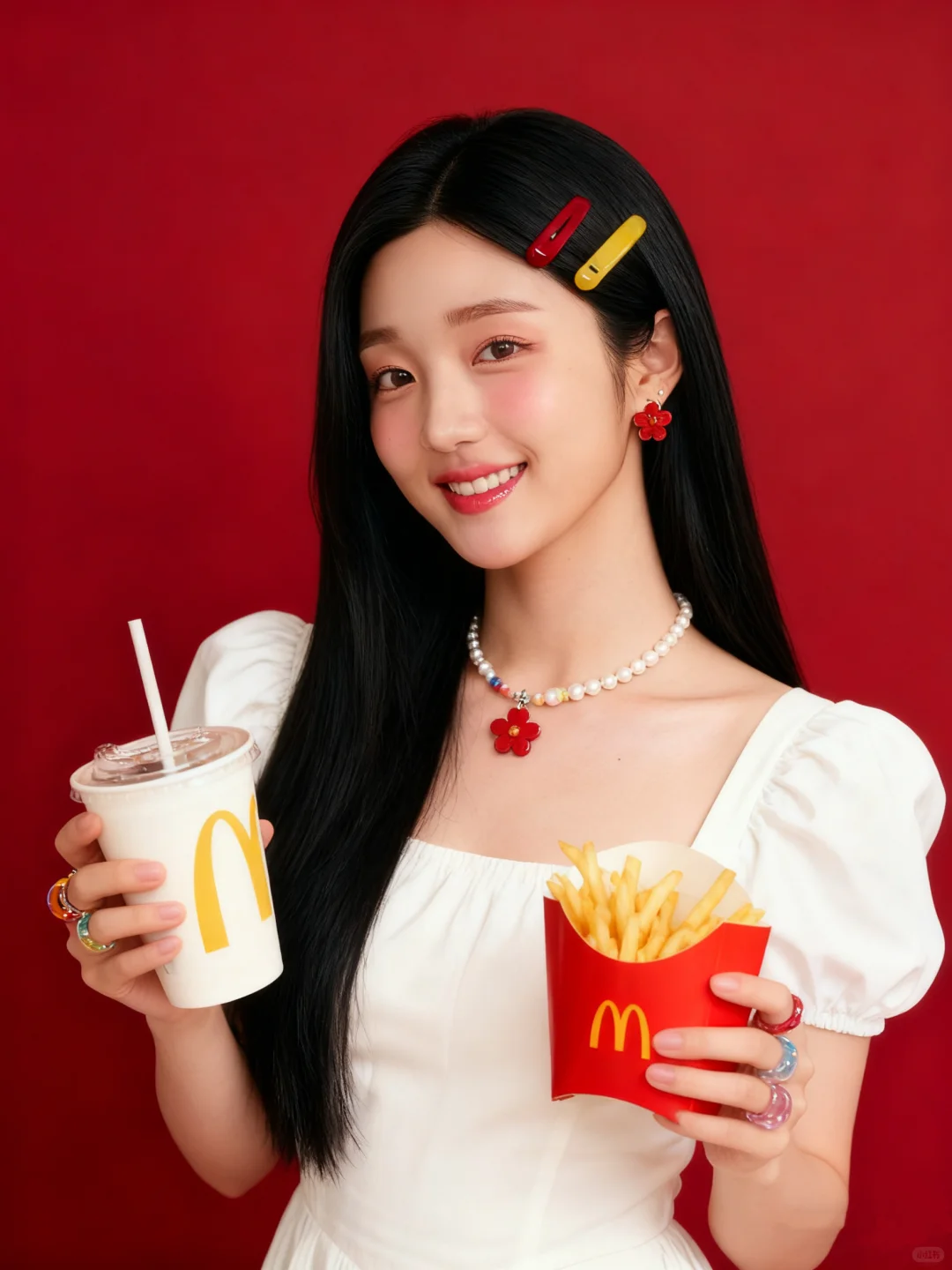 首创|0成本多巴胺🍟麦门写真(附提示词)