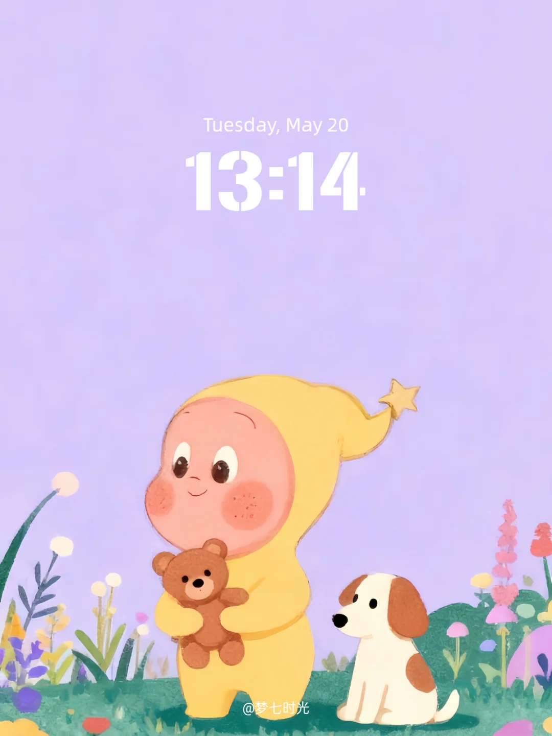 手机壁纸|星星人·治愈时光🧸#108