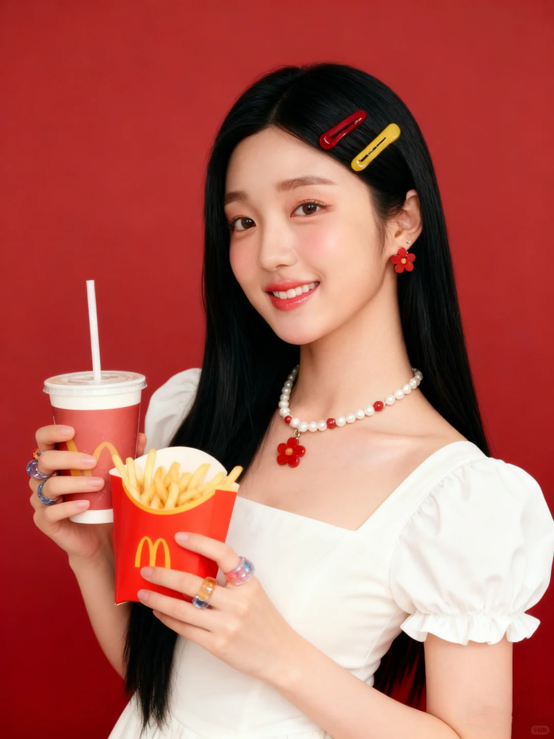 首创|0成本多巴胺🍟麦门写真(附提示词)