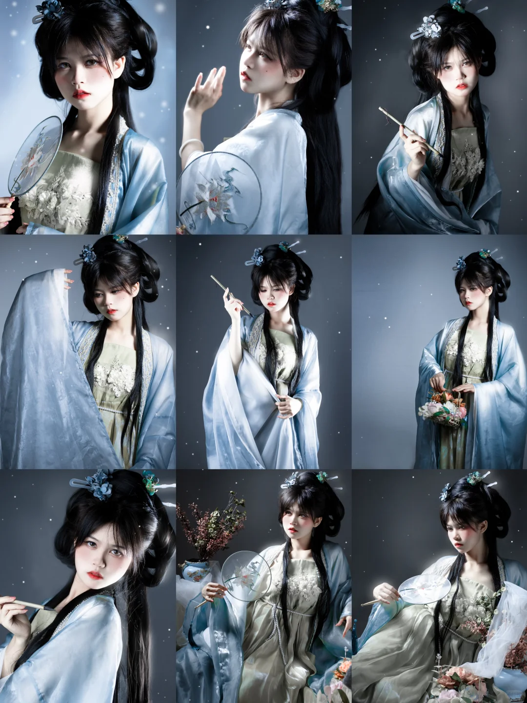 家人们!跟我学这几个汉服拍照动作!