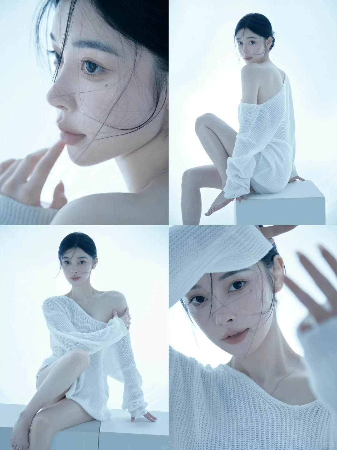 冷白调轻私房|藏在针织里的小性感🌨️