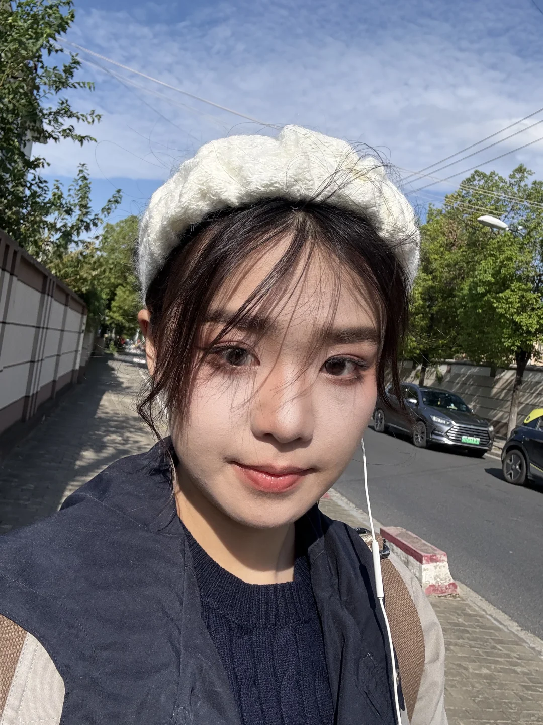 愉快的早上 女大第一次拍写真~