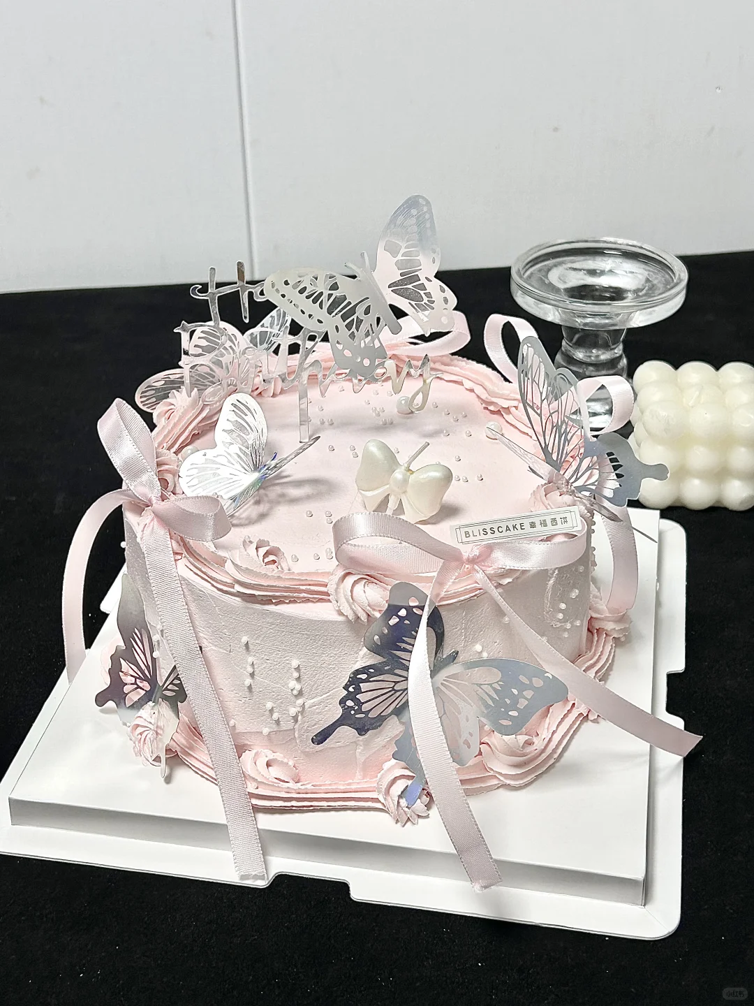 郴州蛋糕定制 唯美粉色女生蛋糕🎂