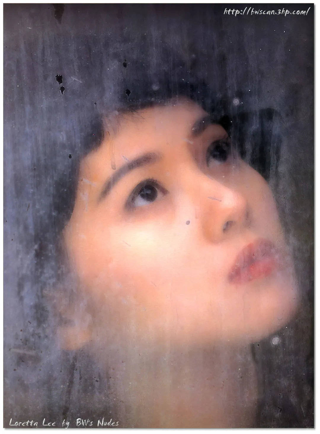 小泽忠恭给港星李丽珍拍摄的写真,有些构图