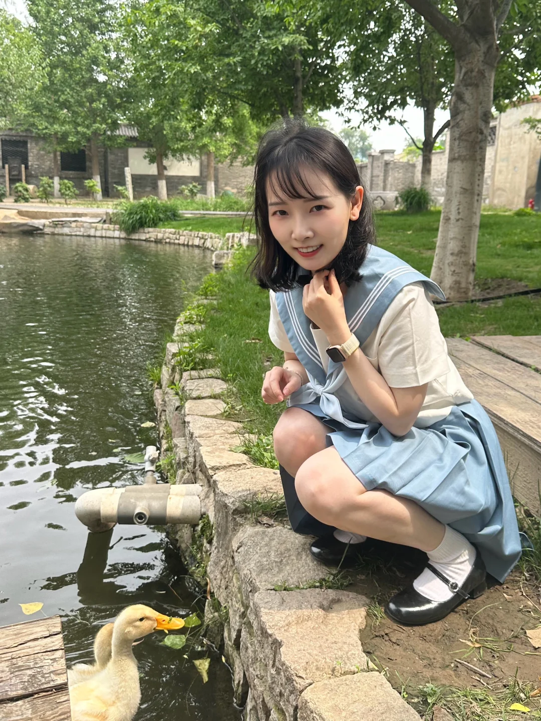 第一次当女孩子好紧张😊