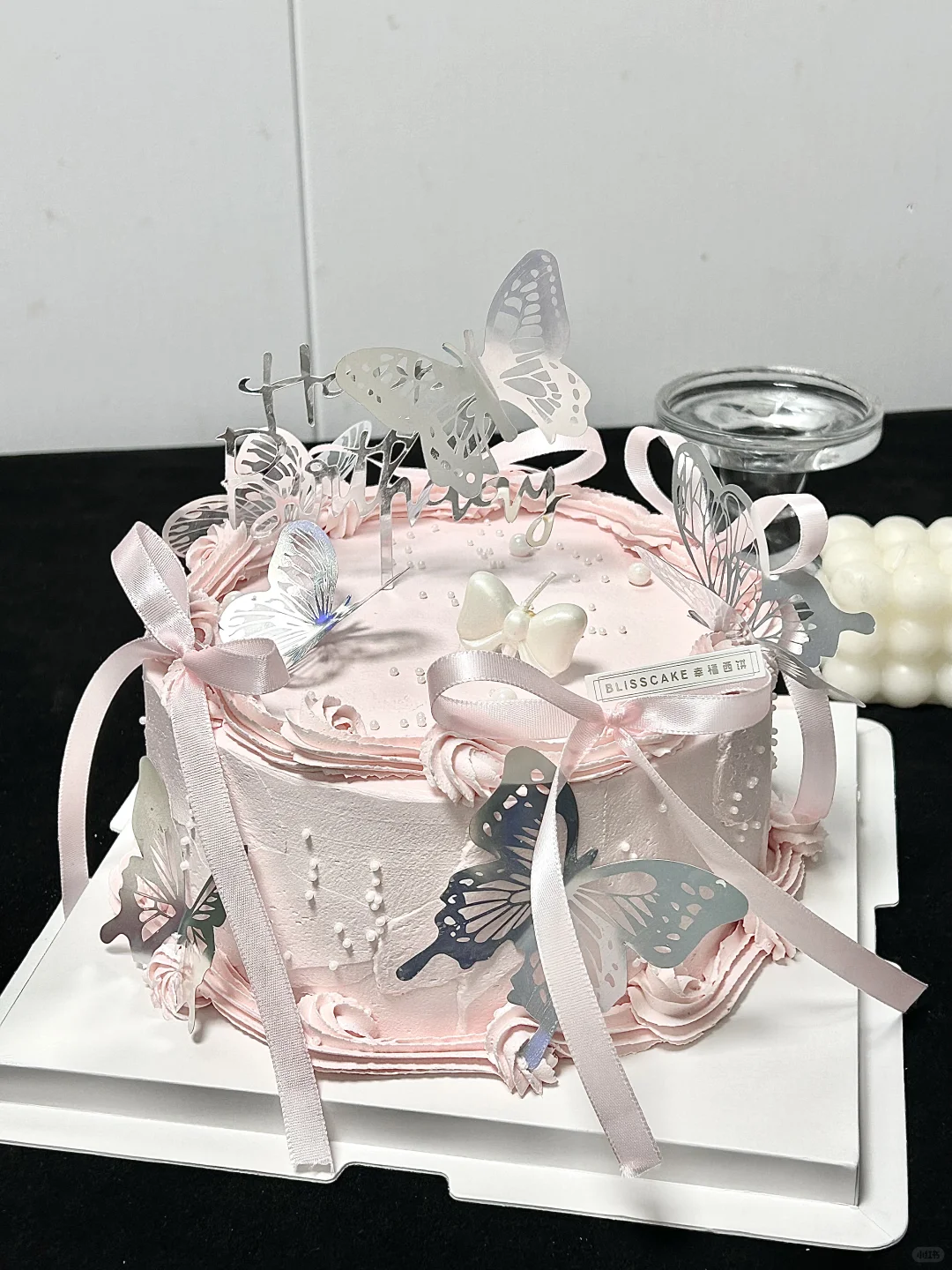 郴州蛋糕定制 唯美粉色女生蛋糕🎂