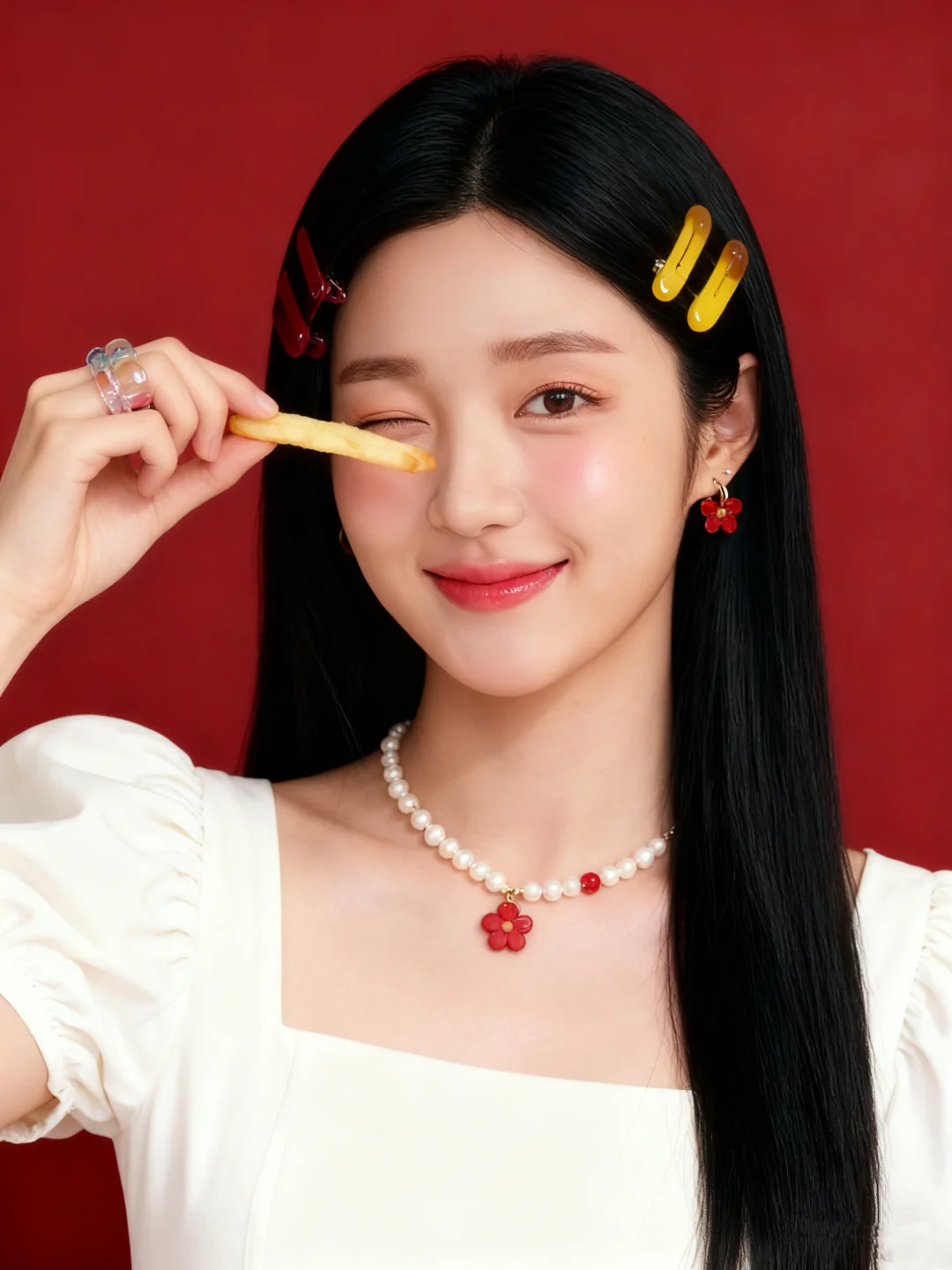 首创|0成本多巴胺🍟麦门写真(附提示词)