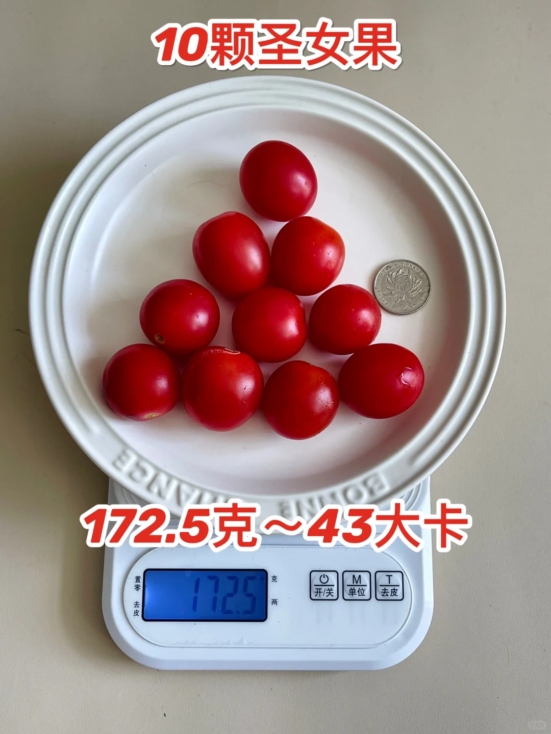 🔥食物热量测评7️⃣ |小番茄&圣女果