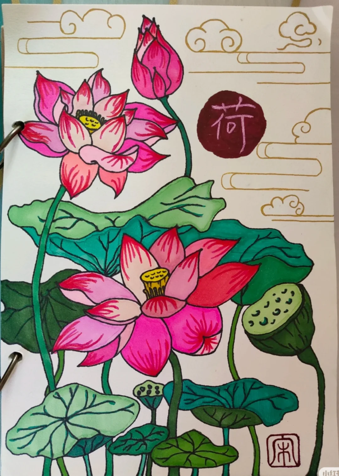 三年级美术下册《娇艳的花》作品欣赏