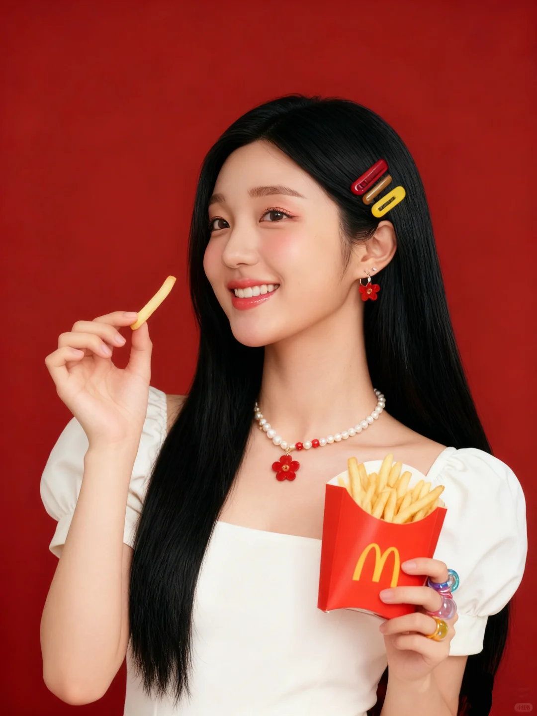 首创|0成本多巴胺🍟麦门写真(附提示词)