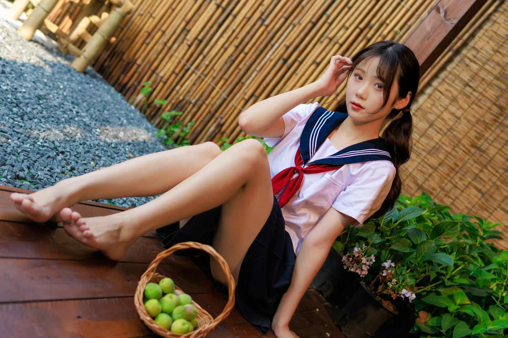 一定要穿jk！真的好有氛围感！